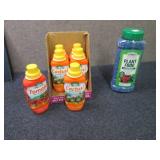 5- 8 oz Cactus Plant Food, 1 Tomato...