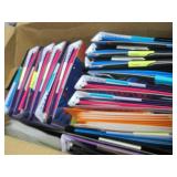 Box of Trapper Keepers, Folders &Ta...