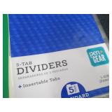 Box of Trapper Keepers, Folders &Ta...