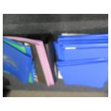 Box of Paper & Poly Folders...
