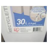 Lot of 2 Interlocking- 30 L Covered...