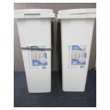 Lot of 2 Interlocking- 30 L Covered...