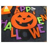 9 Felt Halloween Wall Hangers Retai...