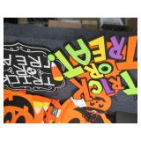 9 Felt Halloween Wall Hangers Retai...