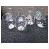 8 Plastic 16 oz Halloween Wine Glas...