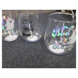 6 Plastic 16 oz Halloween Wine Glas...