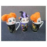 3 Disney Plush in Latte Mugs...