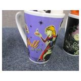 3 Disney Plush in Latte Mugs...