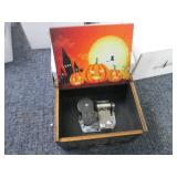 7 Small Halloween Music Boxes...