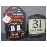 4 Halloween Wall Décor Items...