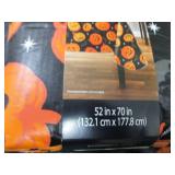 3 Halloween PEVA 52x70 inch Flannel...