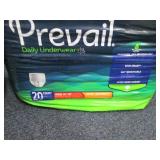 2- 20 ct Prevail Daily Underwear Me...