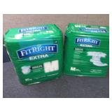 2- 20 ct FitRight Extra Briefs Medi...