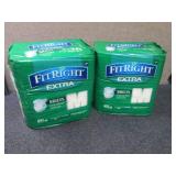 2- 20 ct FitRight Extra Briefs Medi...