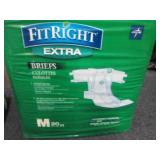 2- 20 ct FitRight Extra Briefs Medi...
