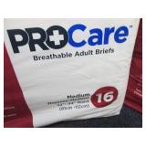 4- 16 ct ProCare Breathable Adult B...