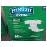 2- 20 ct FitRight Extra Briefs Medi...