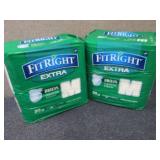 2- 20 ct FitRight Extra Briefs Medi...