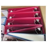 Large Box of Assorted Binders...