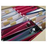 Large Box of Assorted Binders...