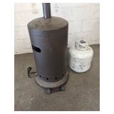 Propane Patio Heater - 40,000 BTU Input - Includes Propane Tank (Partial) - NO SHIPPING