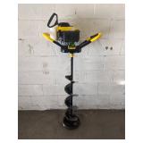 JIFFY Model 4G Gas Powered Ice Auger - 8" - Not Running, Bad Compression - NO SHIPPING