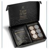 BOURBON BARREL AGED COFFEEAND WHISKEY ROCKS GIFT SET