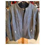 HEIN GERICKE WOMANS GRAY LEATHER JACKET