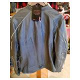 HEIN GERICKE WOMANS GRAY LEATHER JACKET
