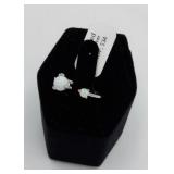 SILVER AND PEARL RING