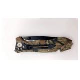 CAMOUFLAGE KNIFE WITH GLASS BREAKER