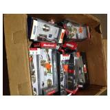 Gaylord with assorted Door knobs and hardware various models and conditions see pictures
