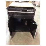 Husky Ready-to-Assemble 24-Gauge Steel 1-Drawer 2-Door Garage Base Cabinet in Black (28 in. W x 33 in. H x 18 in. D) open box customer returns