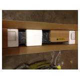 Flame 42 in. Wall-Mounted Automatic Constant Temperature Electric Fireplace Insert