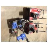 Salvage lot of assorted snowblowers for parts see pictures