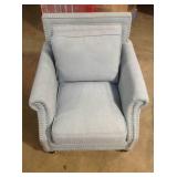 Gray Linen Arm Chair see pictures
