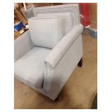 Gray Linen Arm Chair see pictures