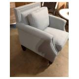 Gray Linen Arm Chair see pictures