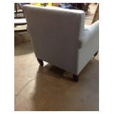 Gray Linen Arm Chair see pictures