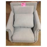 Gray Linen Arm Chair see pictures