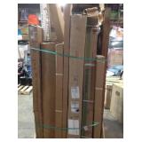 Pallet with assorted furniture and Home Decor Items some missing pieces see pictures