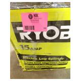 Ryobi 15 Amp Electric Log Spliter Open Box customer Return see pictures