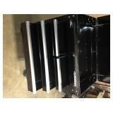 Husky 33 in. W 4-Drawer Mechanics Tool Utility Cart in Gloss Black customer returns see pictures