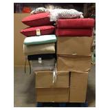 Pallet with assorted Outdoor Patio Cushions various models and colors not used customer returns see pictures