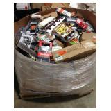 Gaylord full of Assorted Door Knobs, Handles and hardware Various Models and Conditions customer returns See Pictures