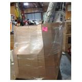 Gaylord with assorted Flooring/Rug items customer returns  see pictures