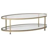 Camber Oval Coffee Table not used see pictures