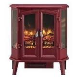 25in. 5 Sided Infrared Electric Stove-Red open box customer return see pictures