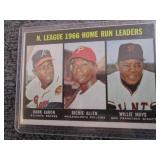 1. 1967 Topps Hank Aaron Willie May...