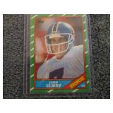 6. 1986 Topps John Elway Card...